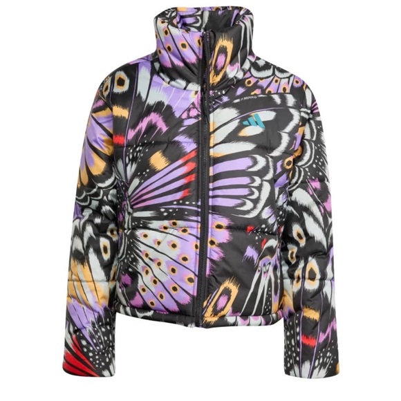 FARM Rio Jackets & Blazers - Farm Rio Adidas Puffer Winter Jacket Padded Butterfly Size M